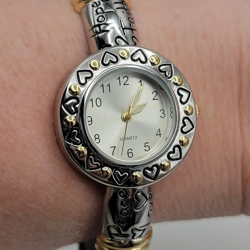 Fashion Bangle Quartz Watch, NWOT